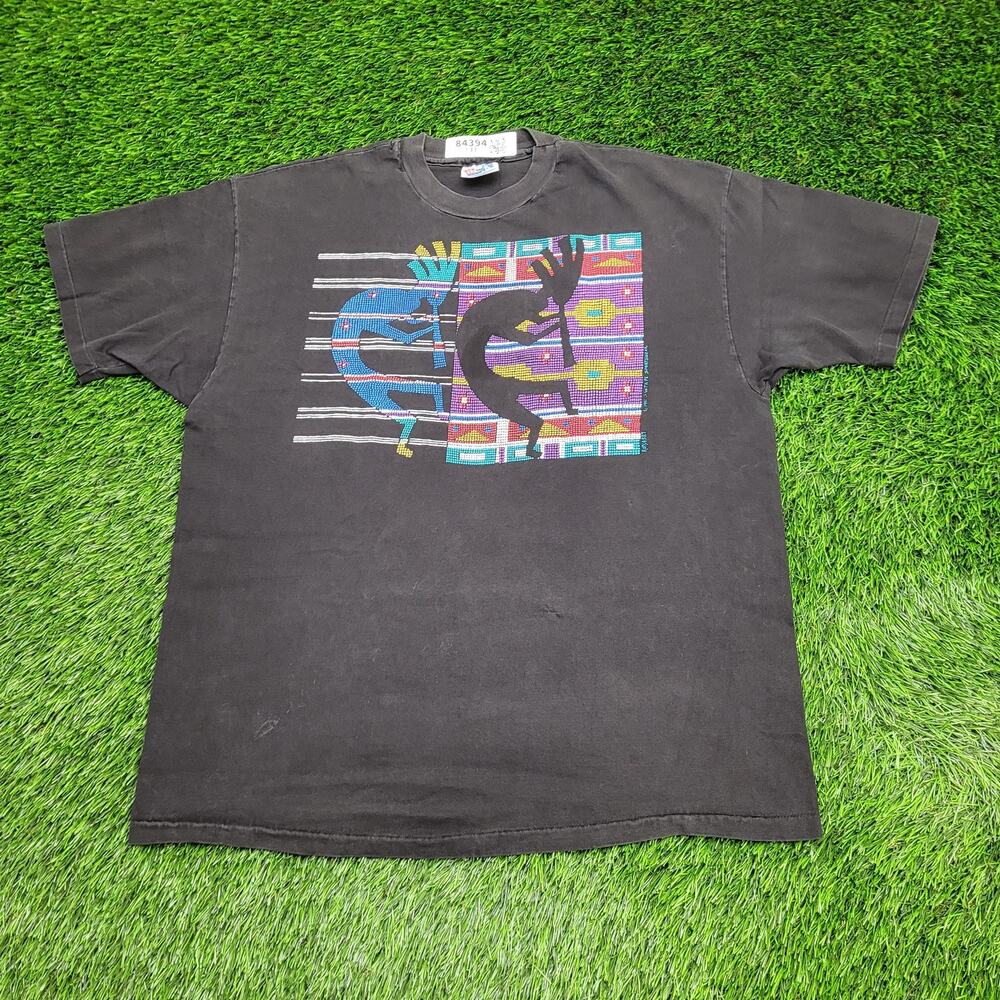 Vintage 90s Native American Shirt Womens XL 22x27 Kokopelli Southwestern
